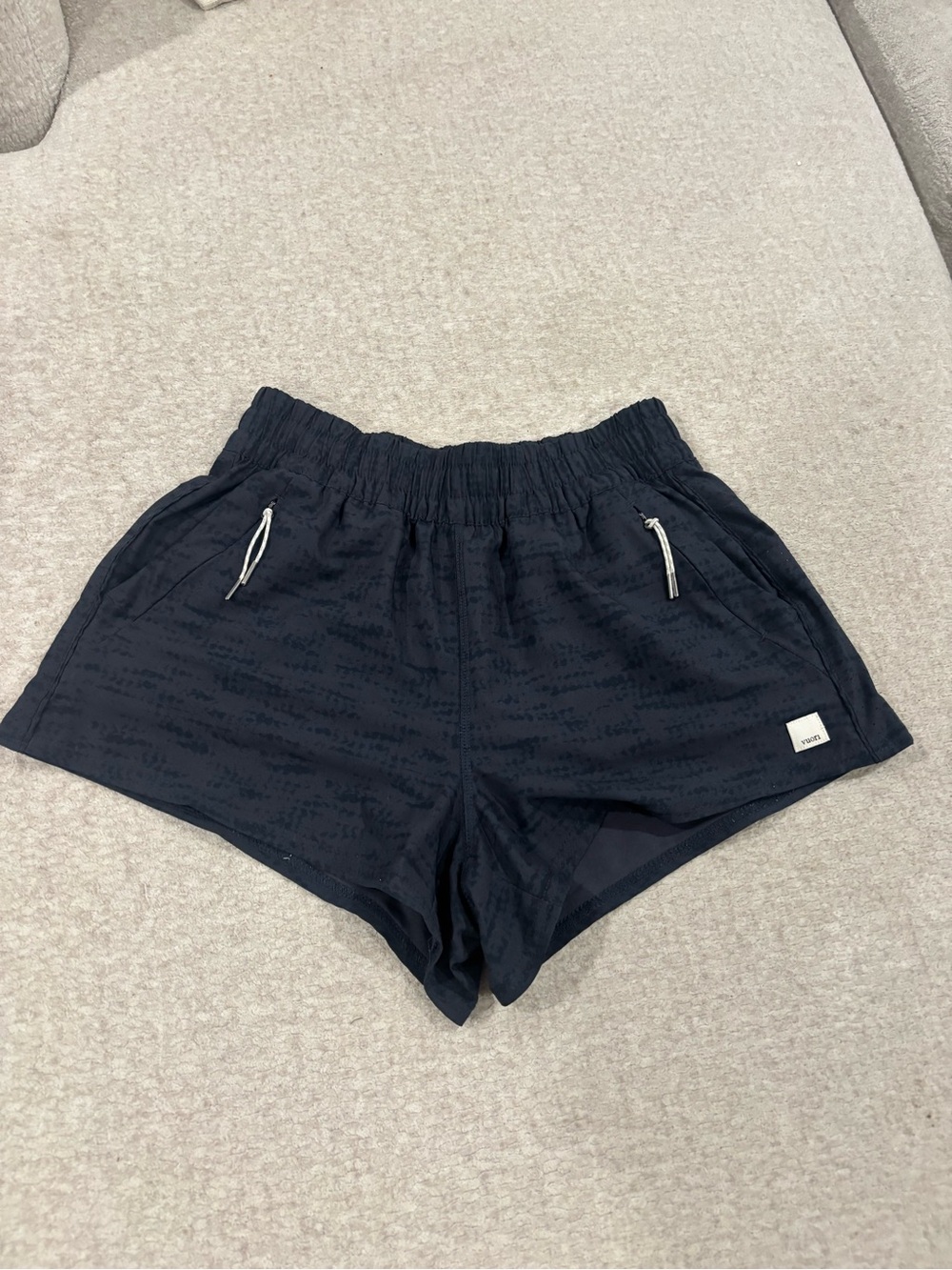 Vuori black and gray Performance Athletic Shorts